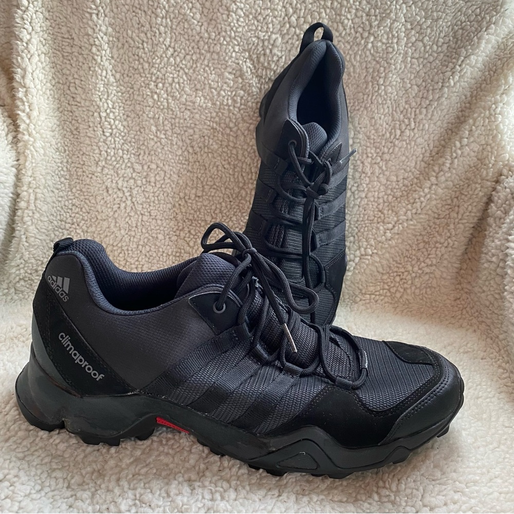 Adidas Climaproof Shoes with Traxion Soles - men’s 10.5 Black Workwear Hiking